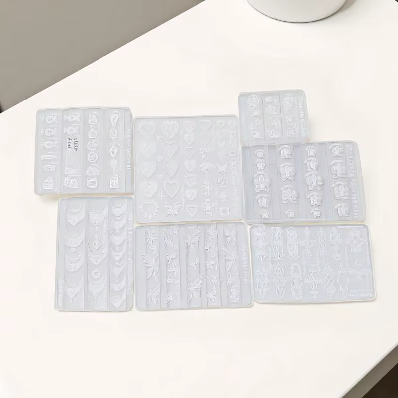 NOUVEAUTÉ! Moule à ongles en acrylique 3D transparent