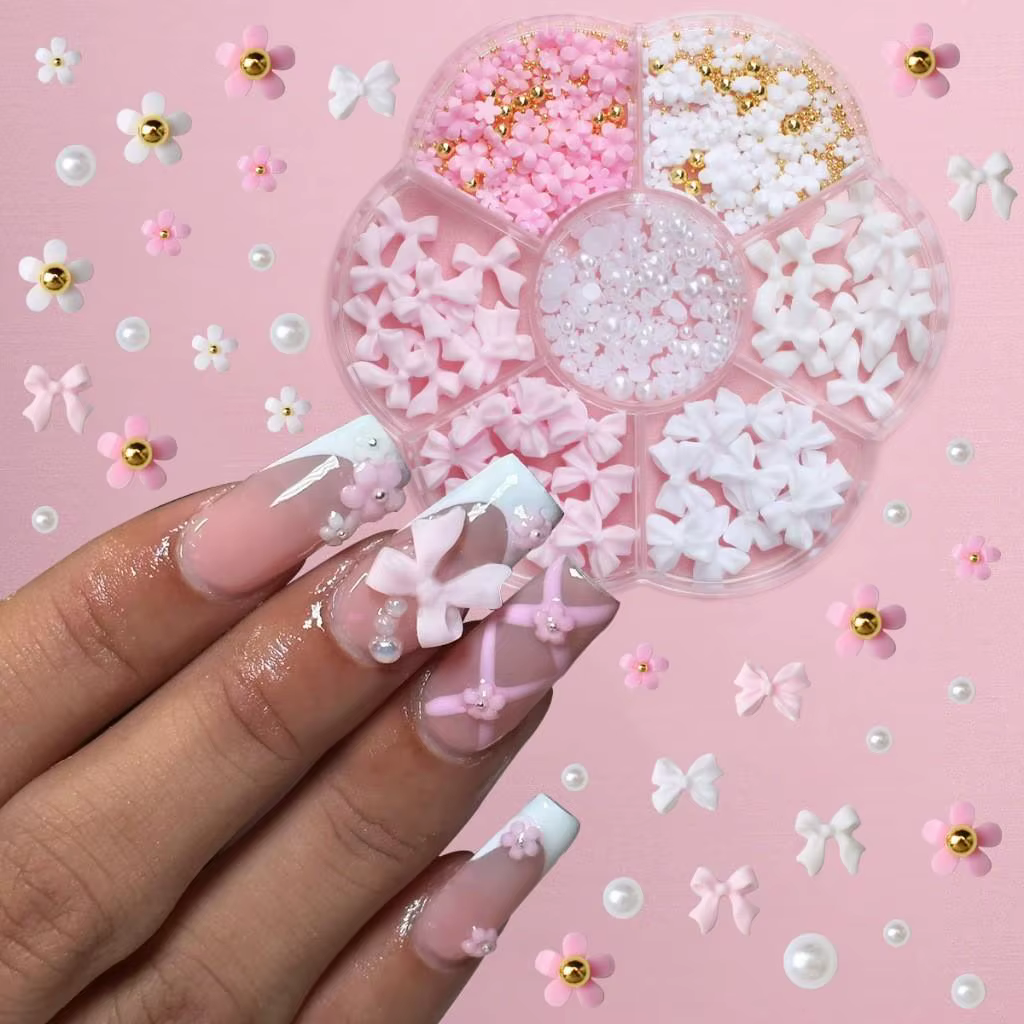 Breloques et pierres 3D pour ongles