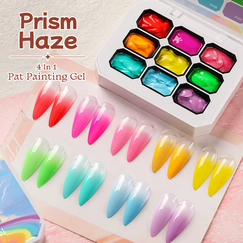 UR SUGAR Gel de Peinture Dégradé 9 Couleurs pour Nail Art