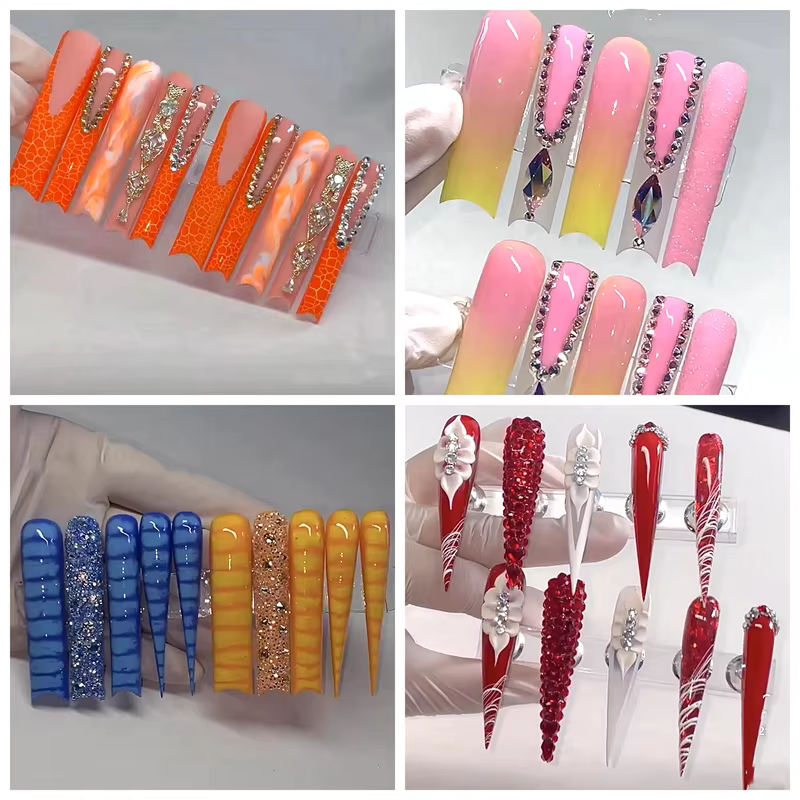 Faux ongles de luxe en acrylique