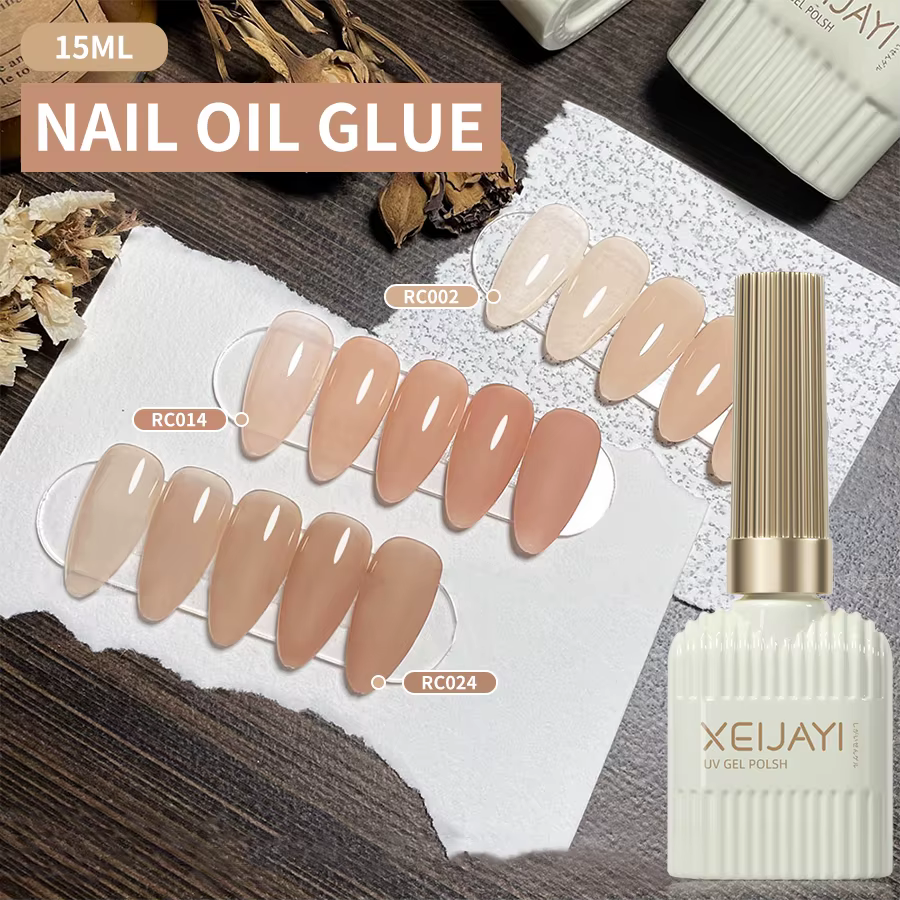 XEIJAYI 3 pièces 15ML vernis rose UV/LED