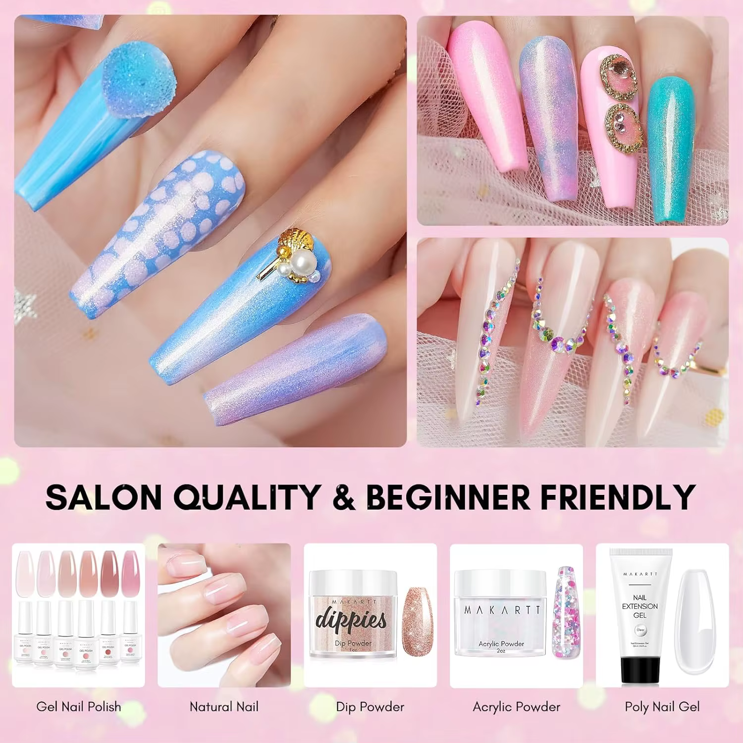 Makartt-Verhéritage à Ongles Gel UV Sans Lingette