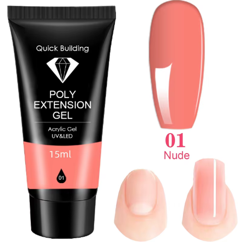 Gel Poly pour Ongles Semi-Permanent UV