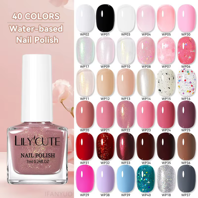 Vernis à ongles à base d'eau