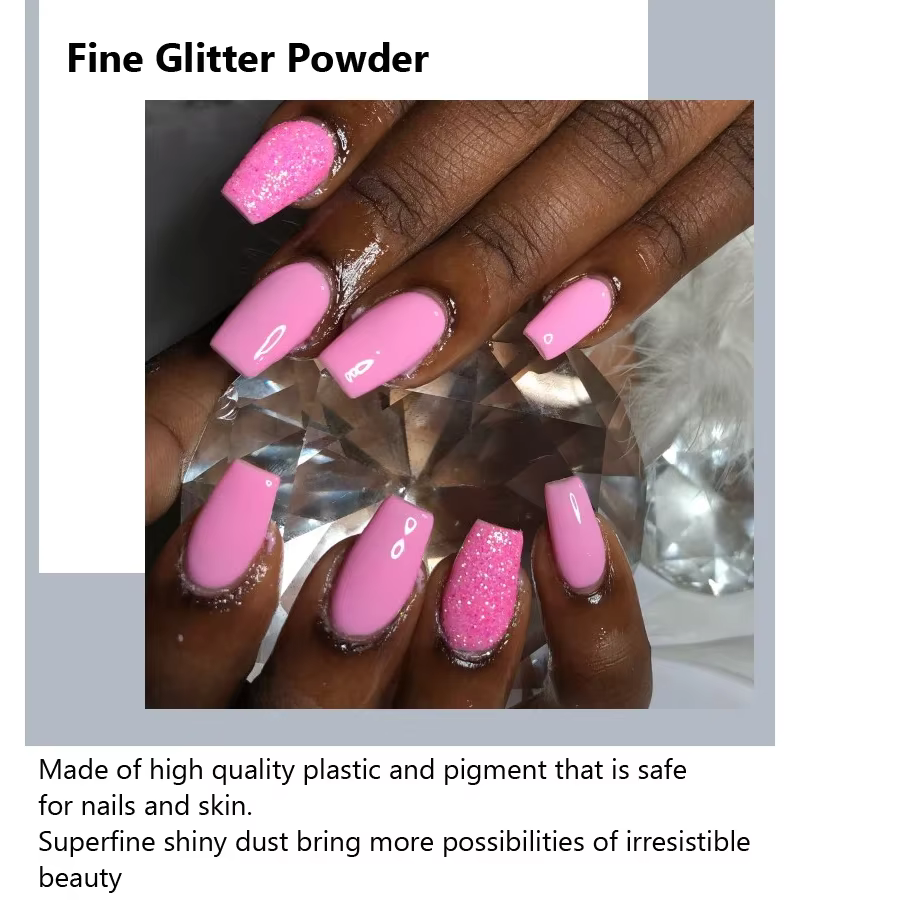 Ensemble de paillettes pour ongles 40 couleurs