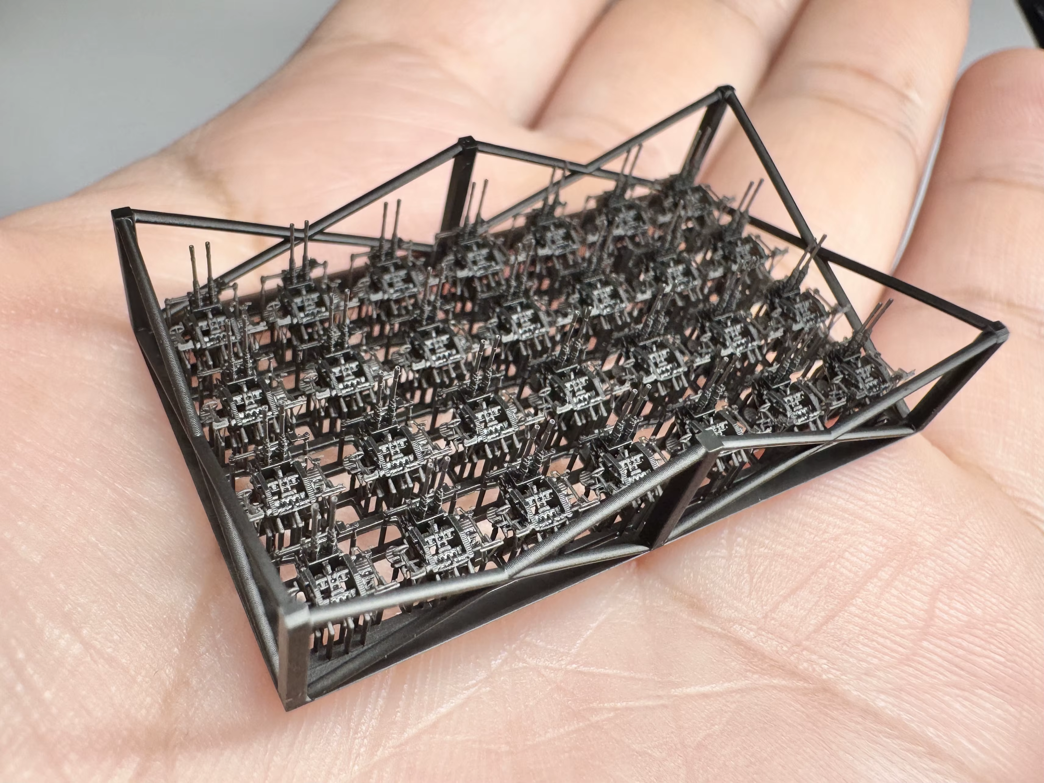 MUYI modèle 1/350 échelle TYPE 96 25mm Double supports AA pistolet (LPR)-28 pièces pour modèle militaire passe-temps bricolage accessoires