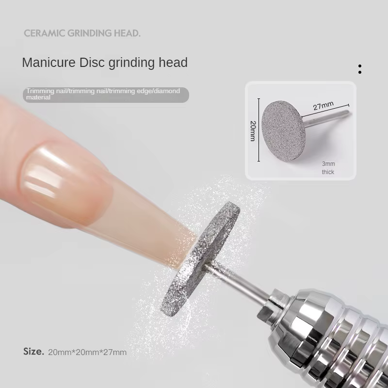Forets métalliques en diamant pour ongles