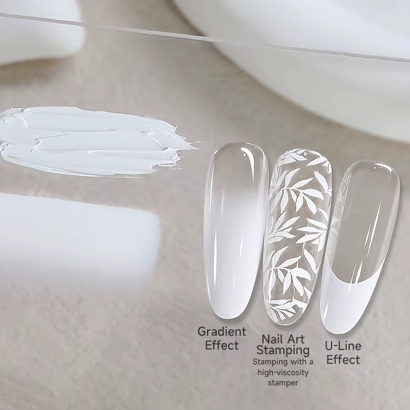 UR SUGAR 8ml Gel de Peinture Ombré Blanc pour Ongles