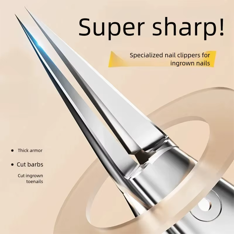 1 pièce Coupe-ongles super tranchant spécial pour les rainures des ongles