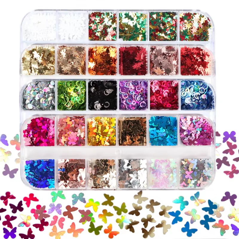 Paillettes Laser pour ongles