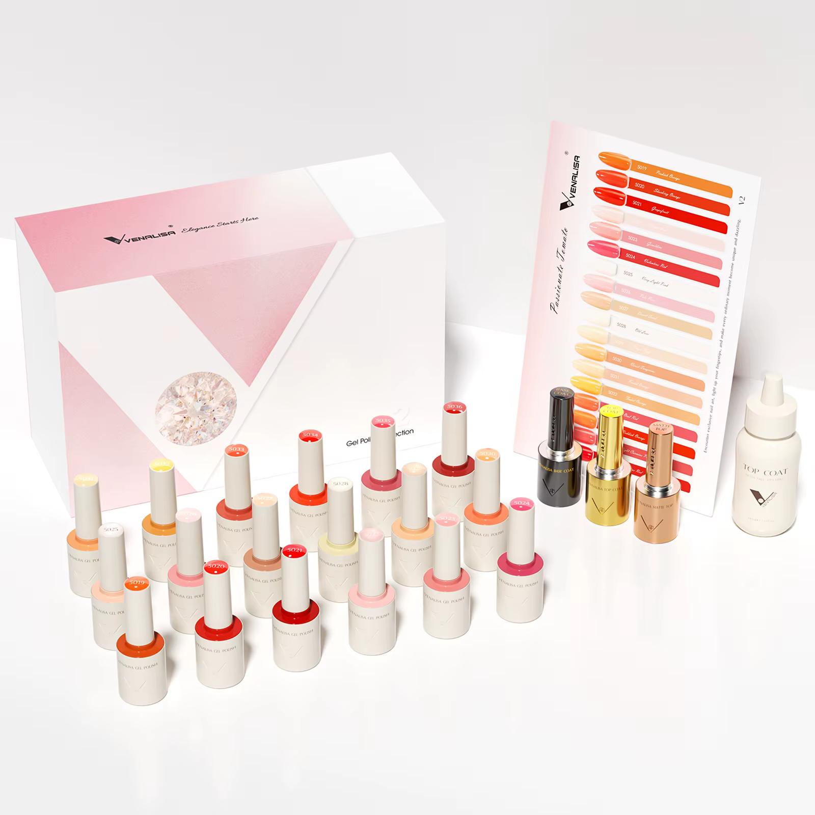 VENALISA VIP Kit 10ml vernis à ongles HEMA TPO gratuit belles couleurs Gel Pigment professionnel Nail Art
