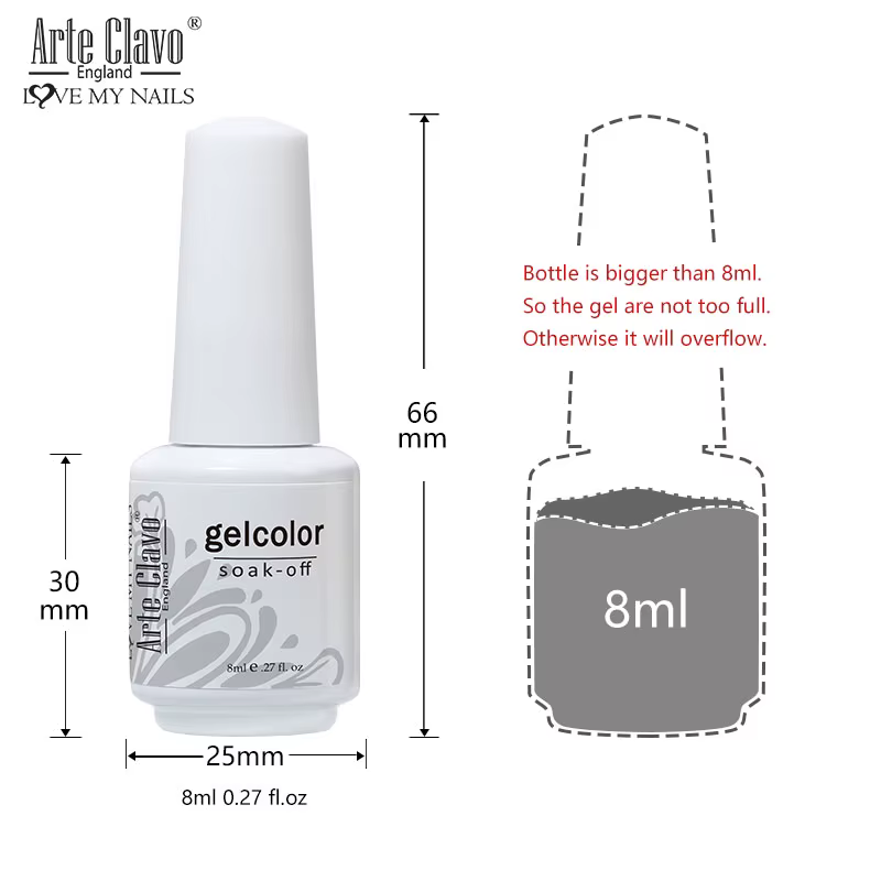 Arte Clavo Art ongles vernis couche de Base supérieure Gel