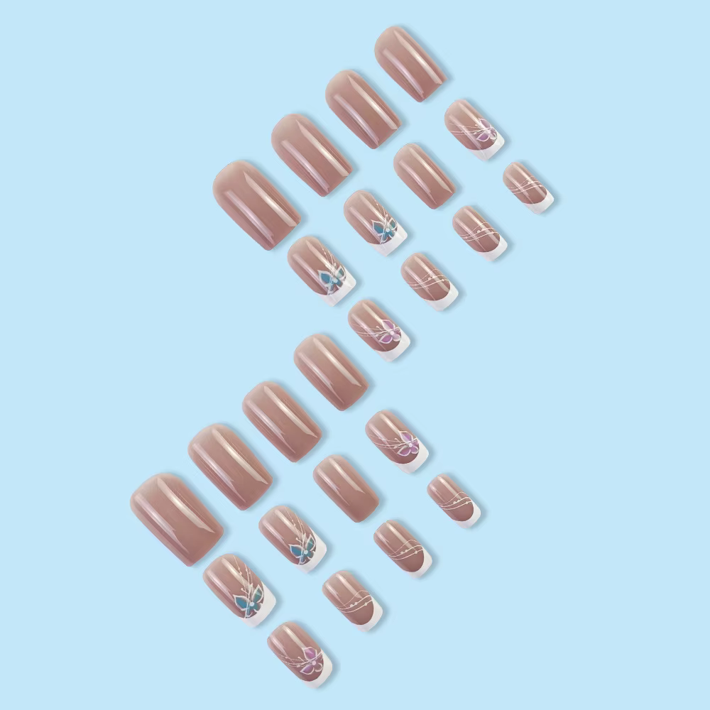 Faux ongles artificiels à couverture complète