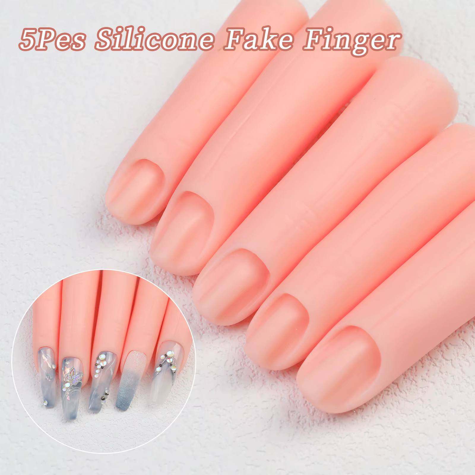 Faux Ongles Pliables en Acrylique