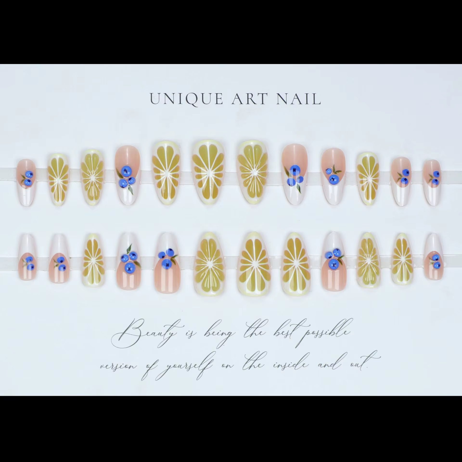 Faux ongles moyens pour femmes et filles