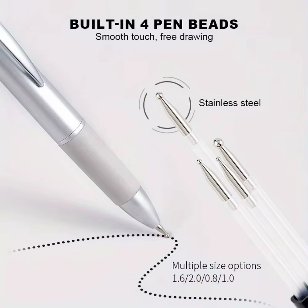Outils de nail art 6 en 1 : Disque de pointillage