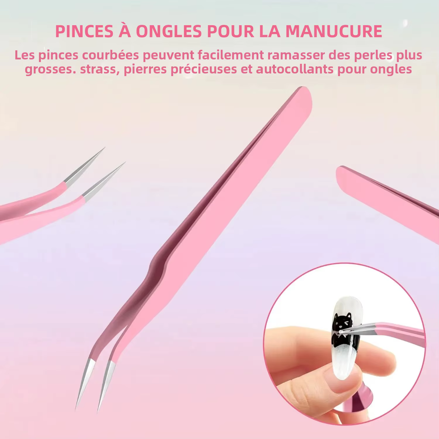 Ensemble professionnel de 36 pinceaux et accessoires pour nail art – Convient aux salons de manucure
