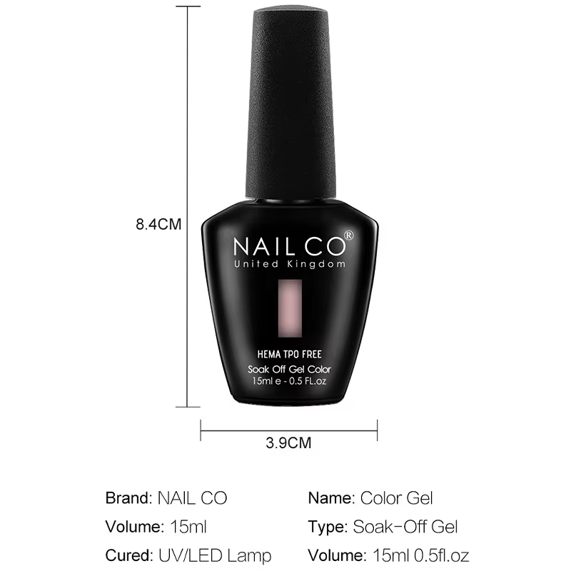 NAILCO – ensemble de vernis à ongles en gel