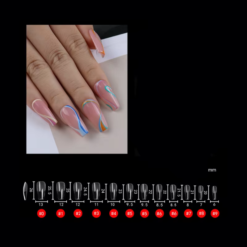 Presse sur faux ongles