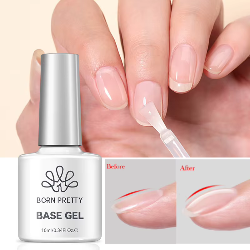 BORN PRETTY 10ml Gel Polish Multifonctionnel Base Gel Super Top Coat Soak Off UV LED Vernis à Ongles Semi-Permanent