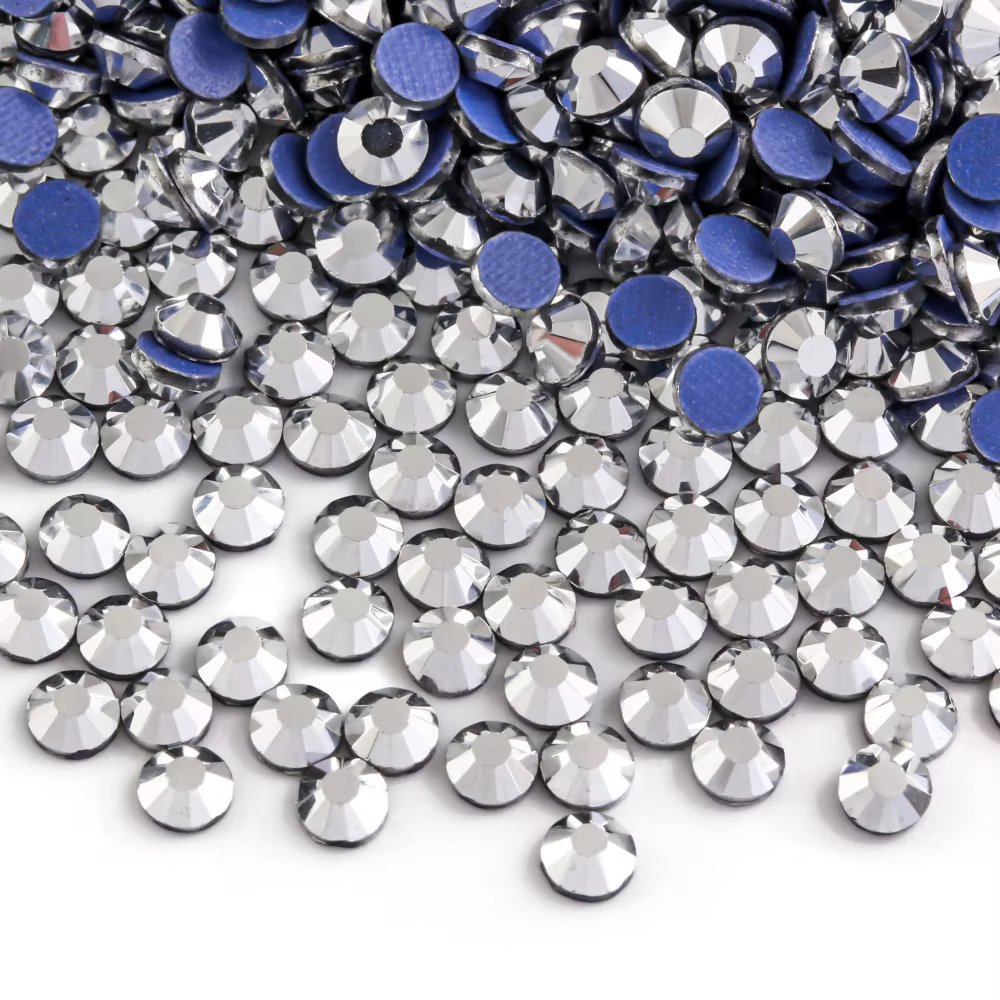 Strass thermocollants en verre cristal DMC, série Mine SS6-SS30, pour décoration de vêtements DIY