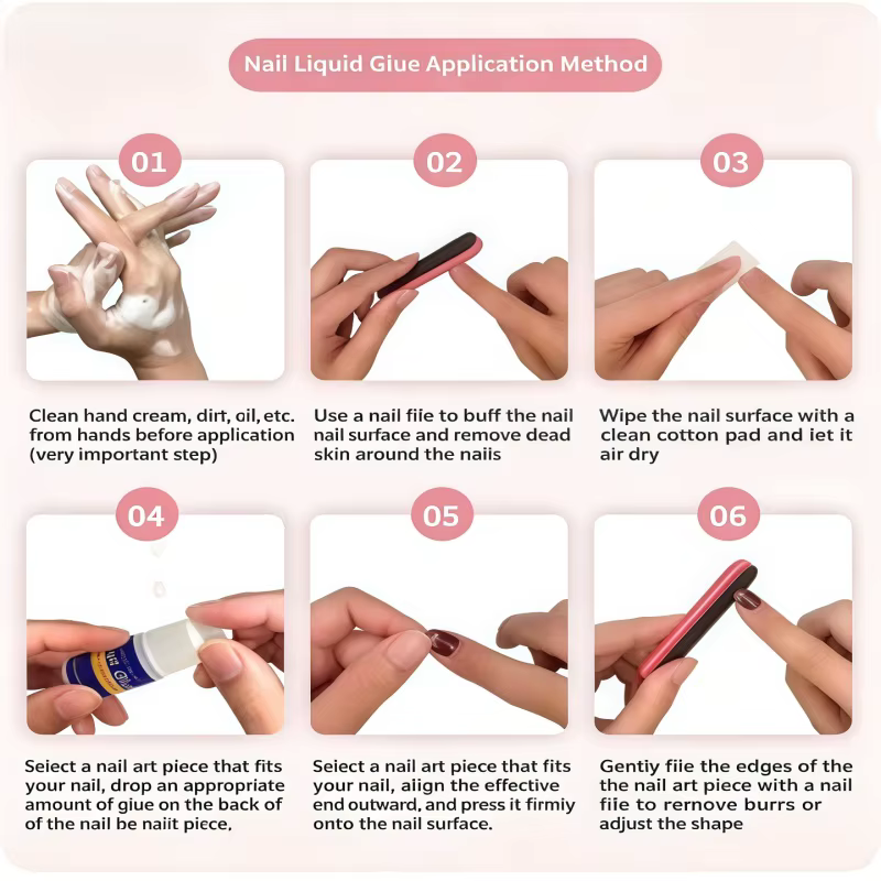 10 faux ongles ultra-longs rouge vampire et noir dégradé couleur sang