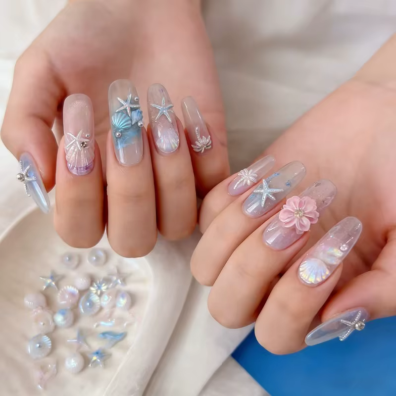 Breloques 3D Océan pour Nail Art