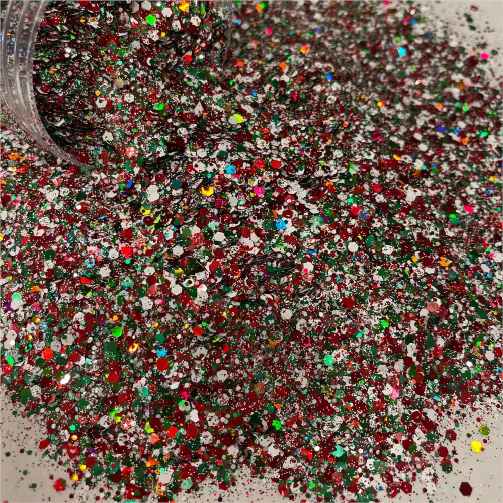 Net-50g Noël Nail Glitter Sapin