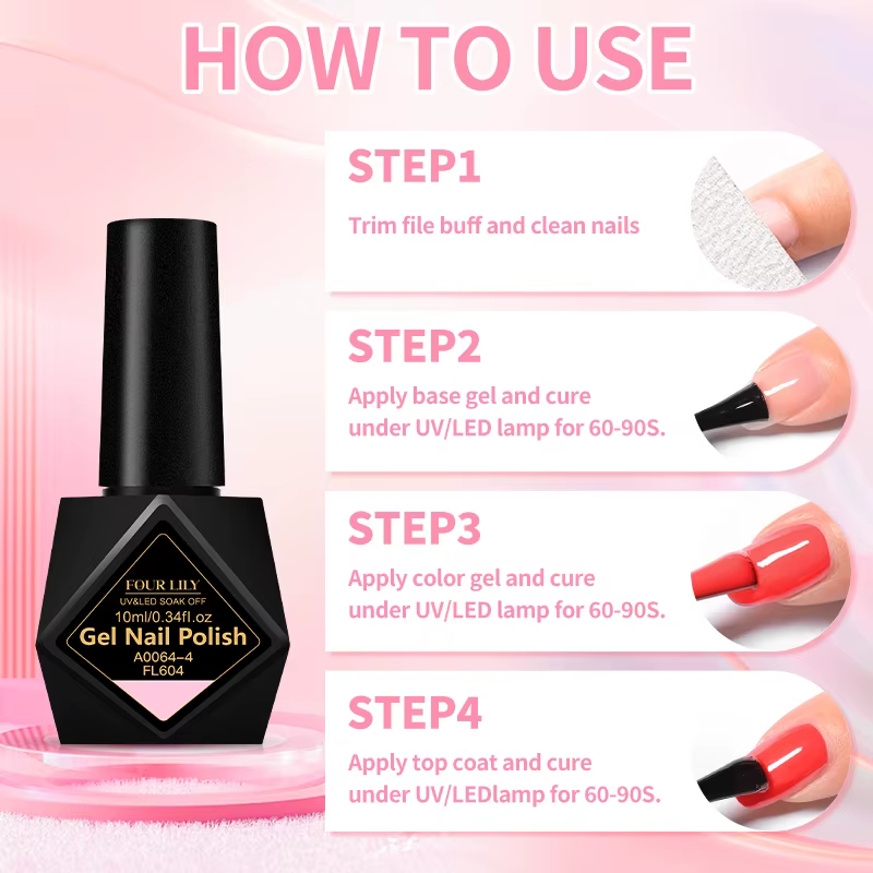 FOUR LILY – vernis à ongles Gel 10ml