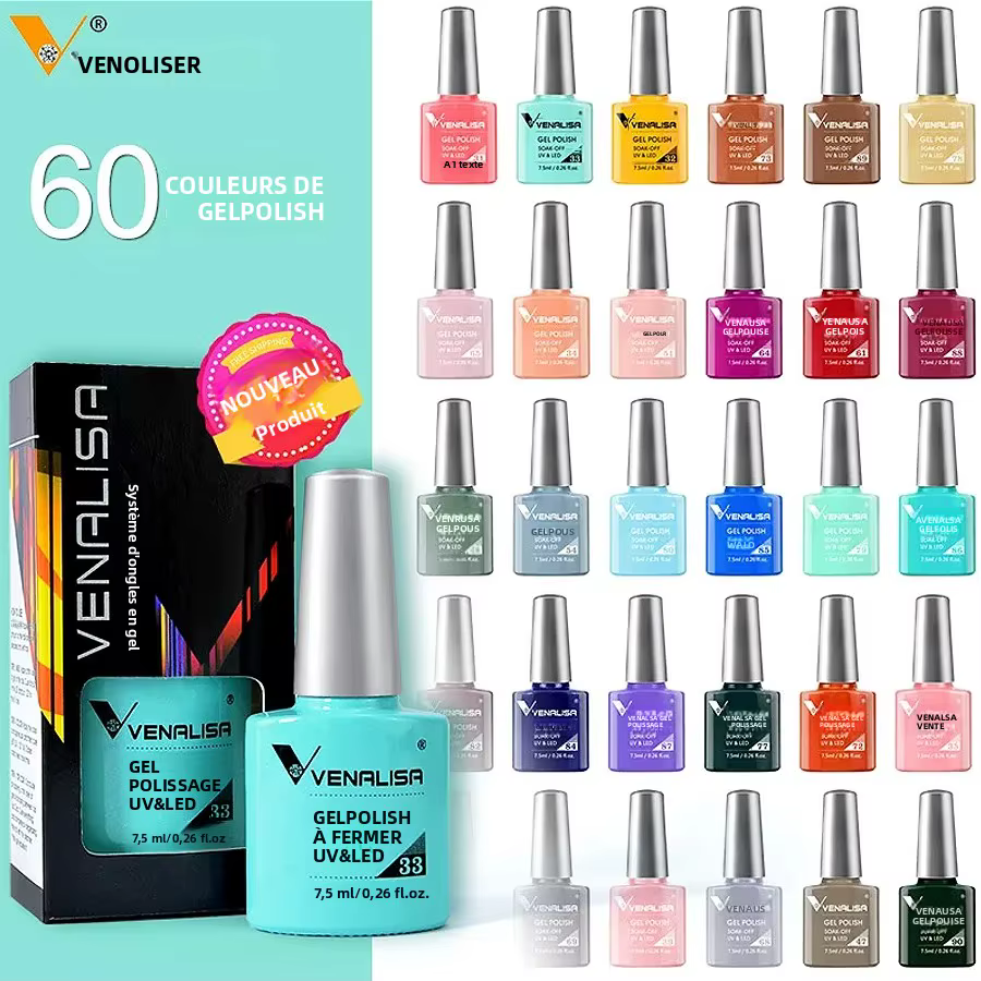 Vernis à ongles couleur luxe Venalisa Gel