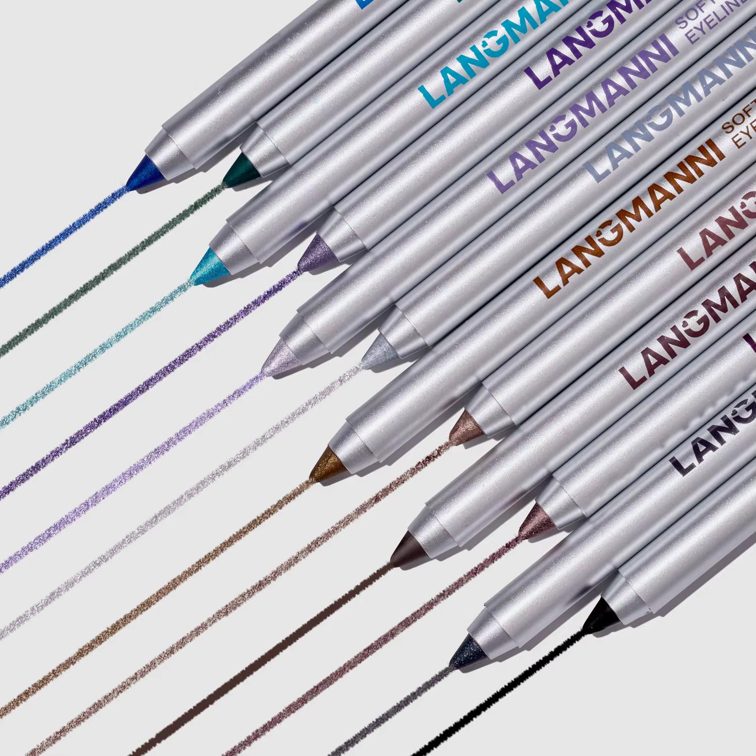 Crayon Gel Eyeliner Nacré Imperméable Longue Tenue Lisse Pailleté Noir Maquillage pour Eyeliner Supérieur et Inférieur Stick Fard à Paupières