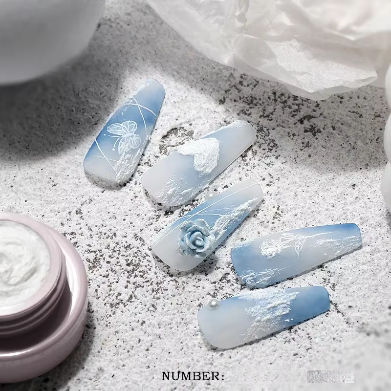 Gel de gypse pour décoration des ongles