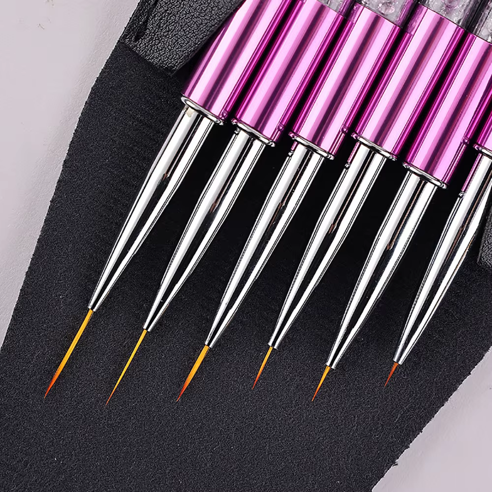 Pinceau liner acrylique en biscuits pour Nail Art