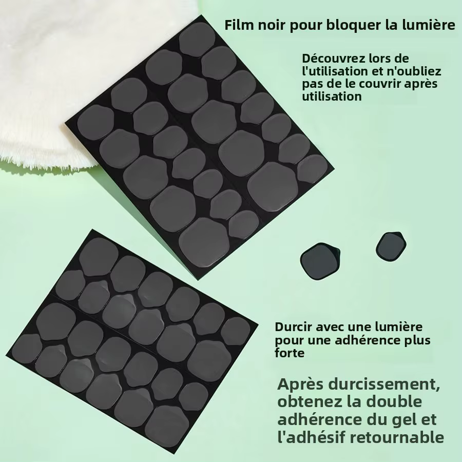 Autocollants pour ongles en gelée Ultra-fins