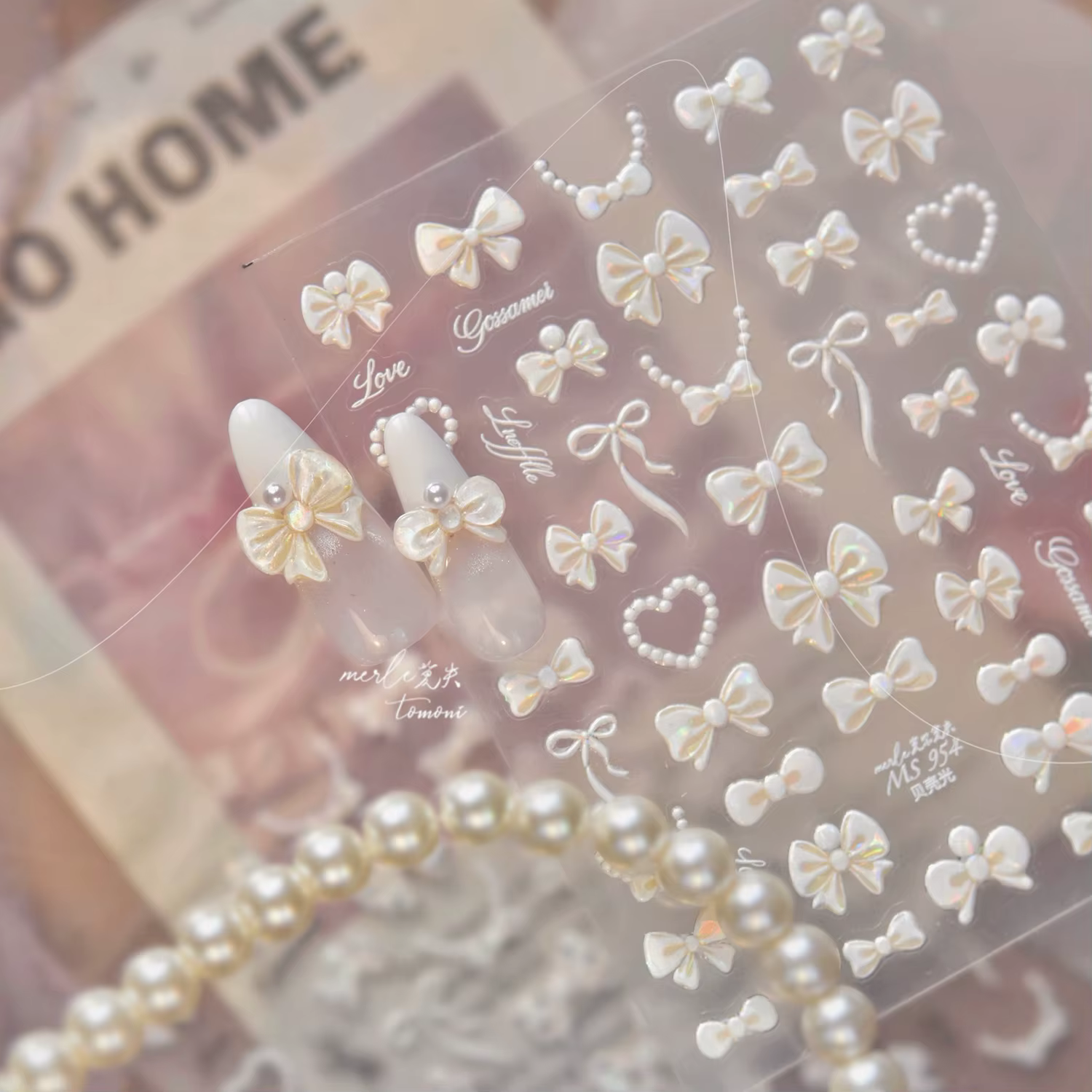 Autocollants pour ongles Shell Light