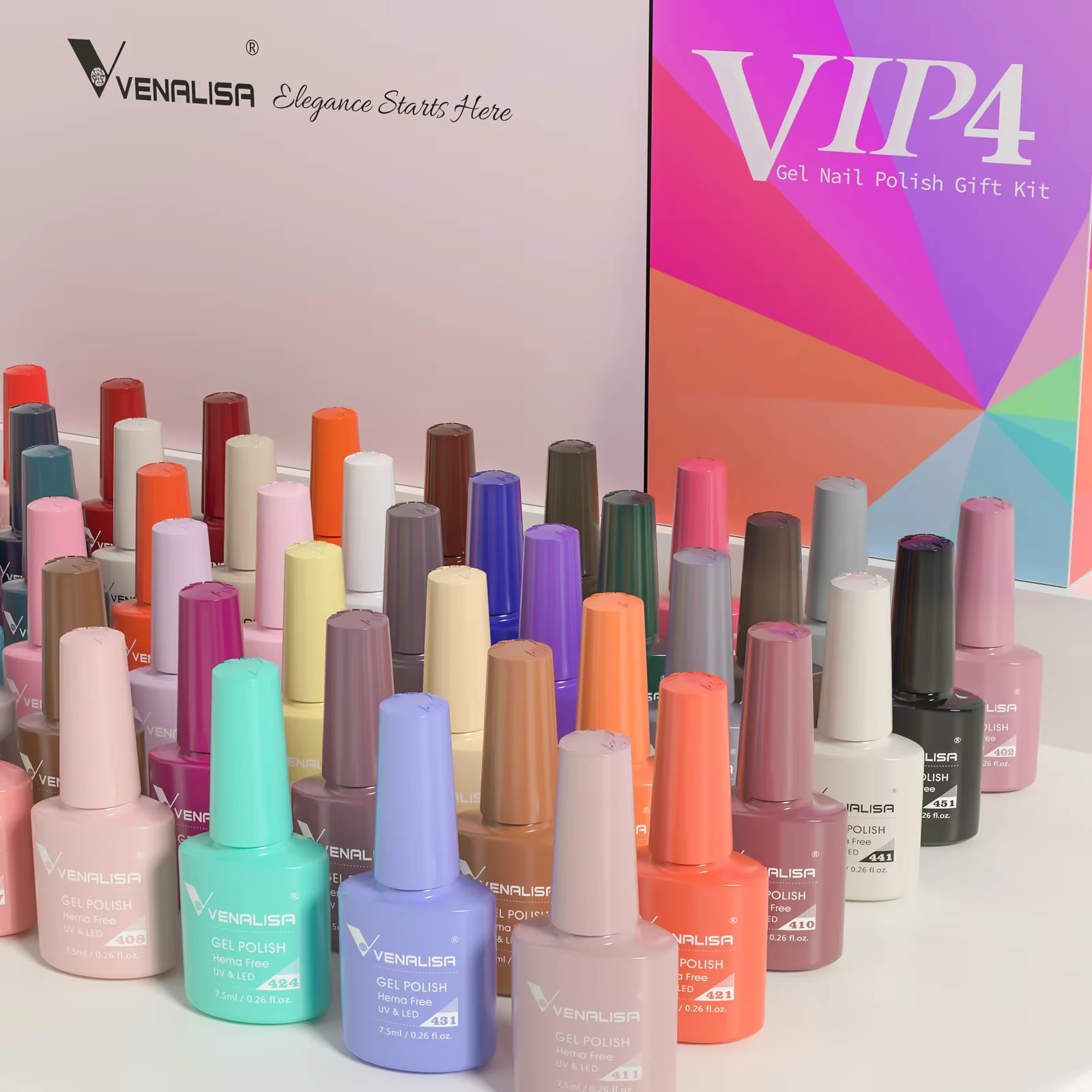 Venalisa vernis à ongles Gel 7.5ml HEMA gratuit tremper UV LED Gel