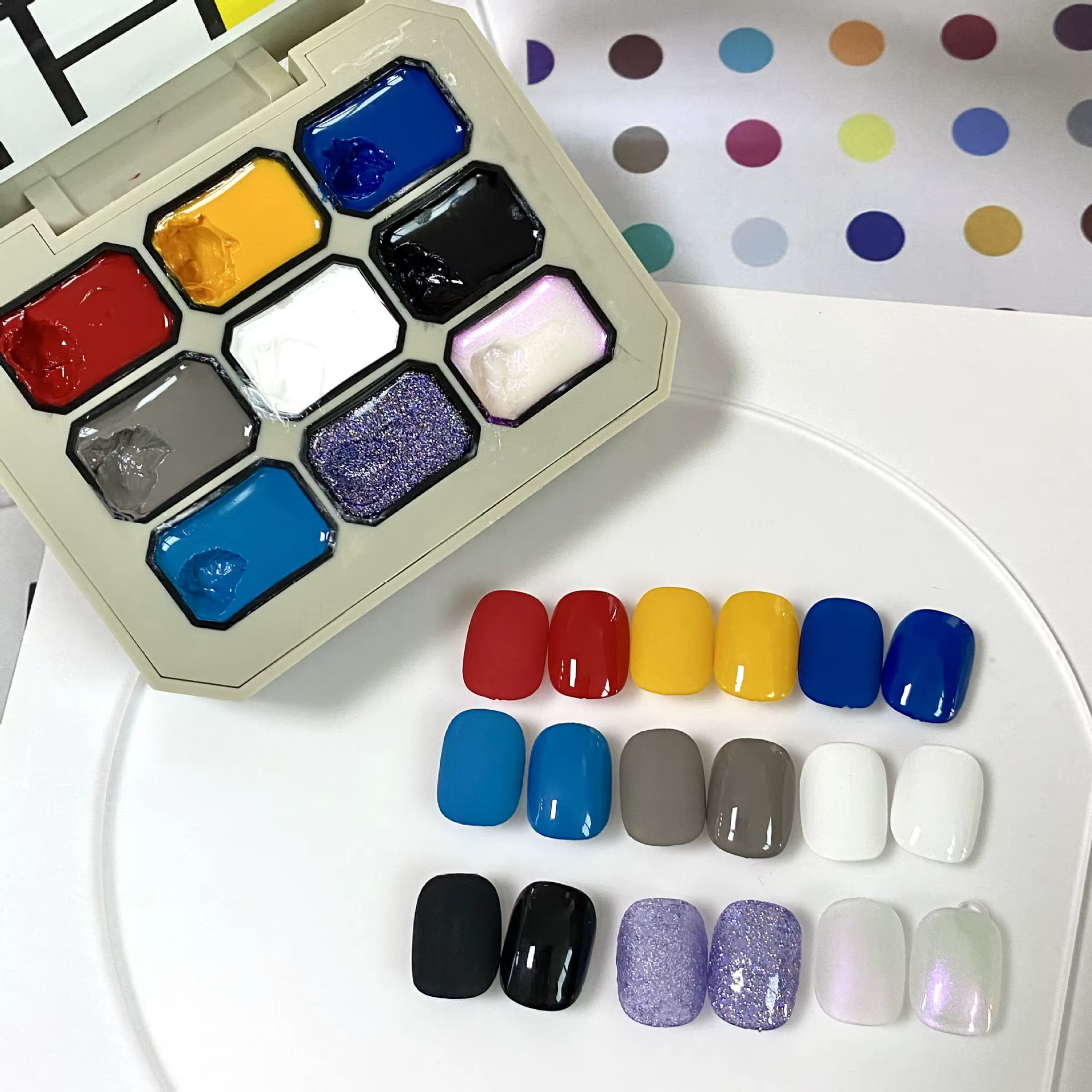 Palette de Gel pour ongles solides coréens