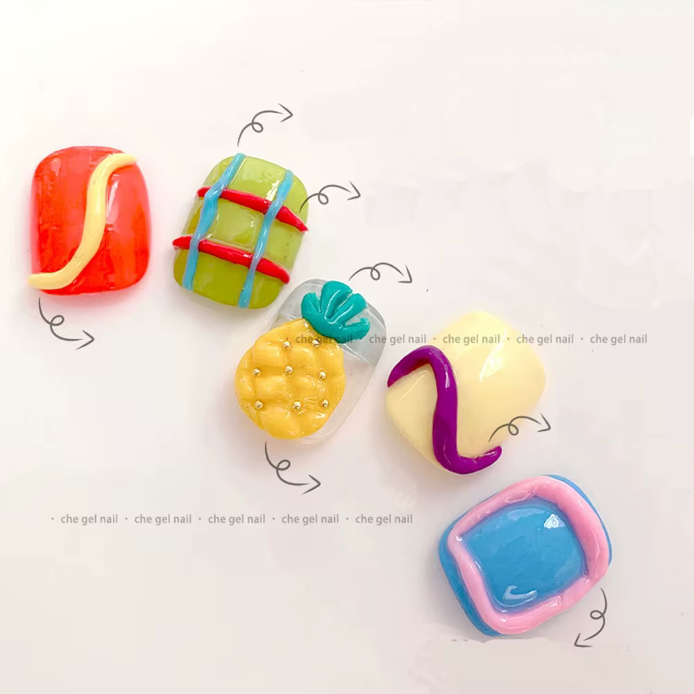 Gel UV Sculptural 3D pour Ongles 12 Couleurs