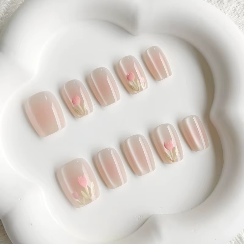 10 pièces de faux ongles à presser pour femmes