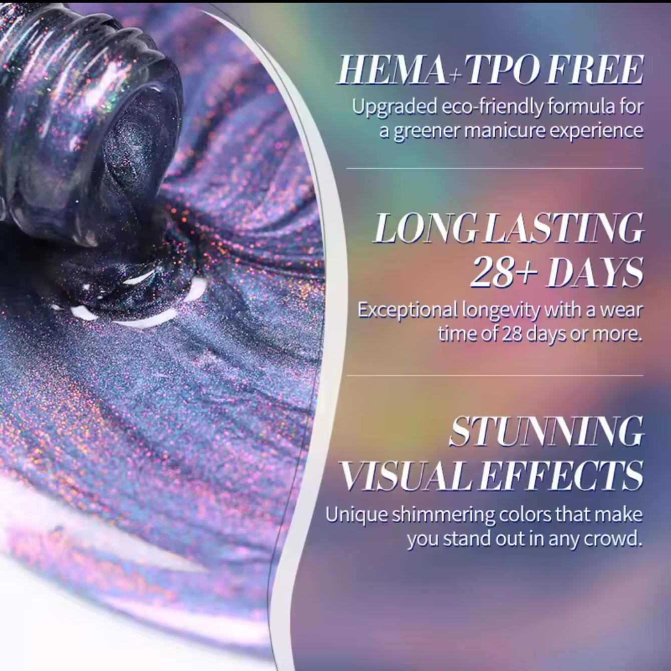 MIANEL 10ML Vernis à ongles gel effet œil de chat