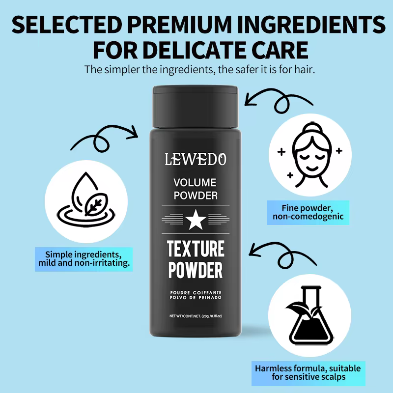 Poudre coiffante pour cheveux, contrôle de l'huile, poudre moelleuse pour augmenter le Volume des cheveux instantanément, coiffure longue durée pour hommes et femmes
