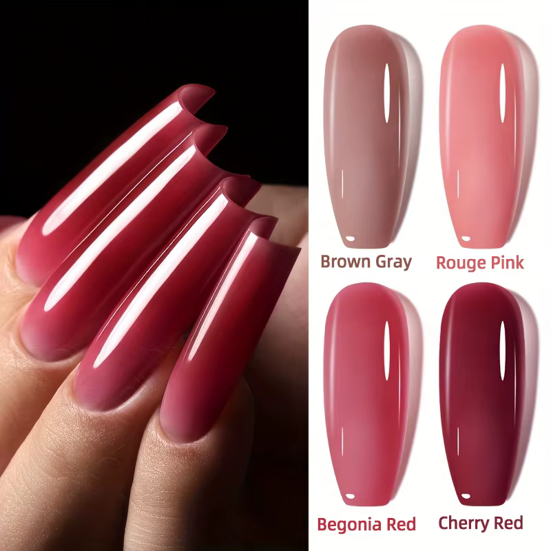 Gel à ongles en acrylique pour Extension, 30g, Blush rose, doux et dur, Semi-Permanent, UV, manucure, Nail Art