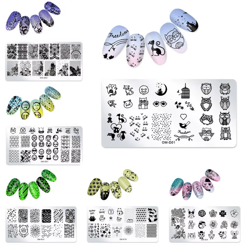 Plaque d'estampage pour Nail Art