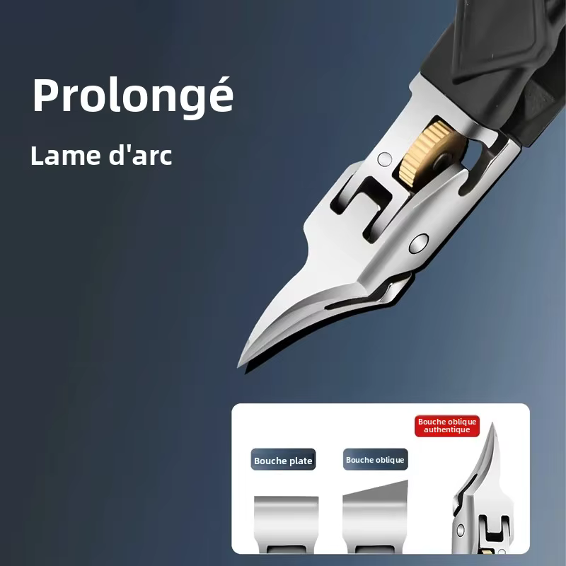 Coupe-ongles, coupe-ongles ultra-affûtés à lame inclinée