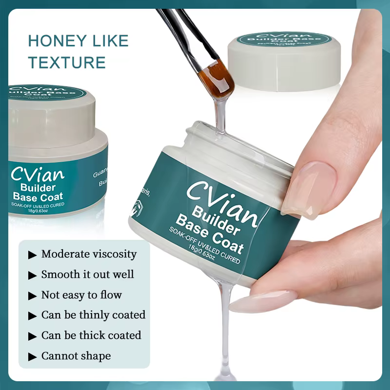 CVian 18g Gel Constructeur d'Ongles 3-en-1