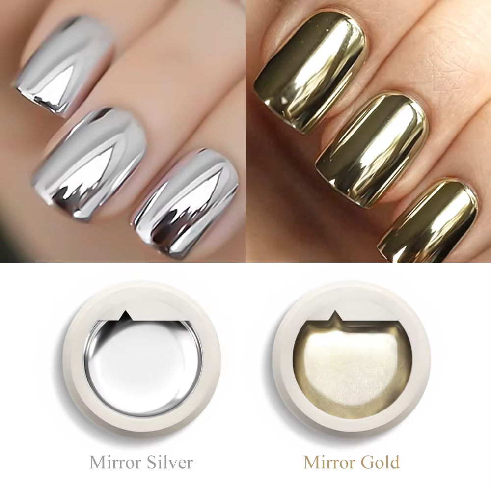 Venalisa 5ml UV métallique argent Gel miroir or haute qualité Nail Art peinture Gel CANNI usine coussin d'air stylo poudre magique
