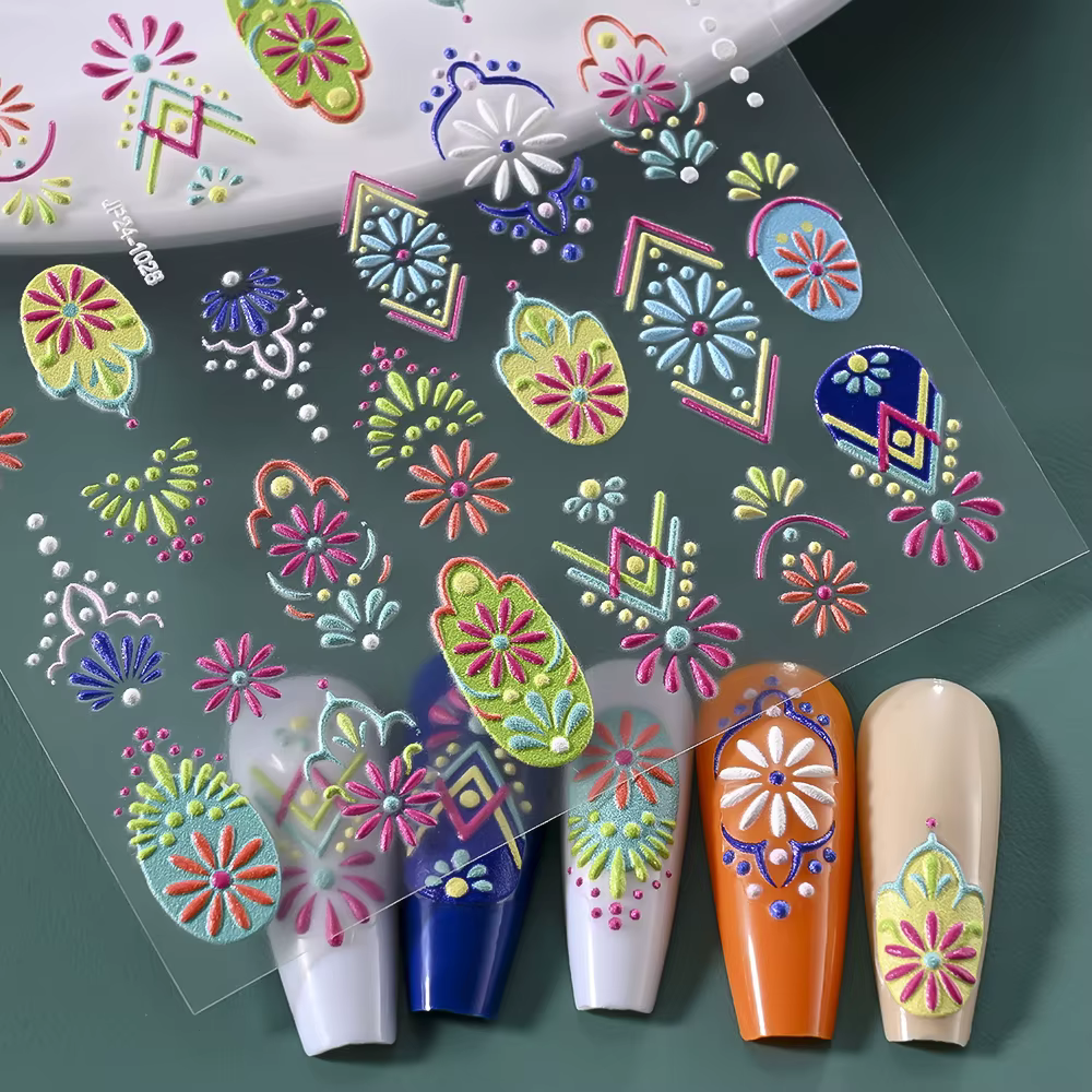 Autocollant pour ongles mexicains