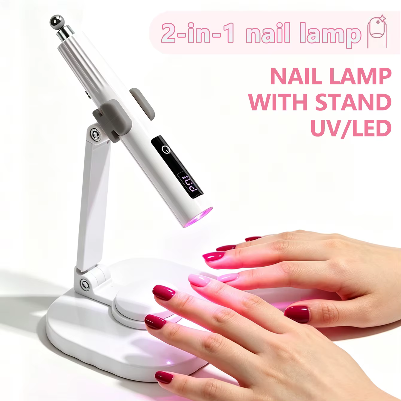 Lampe à ongles portable LULAA 2 en 1