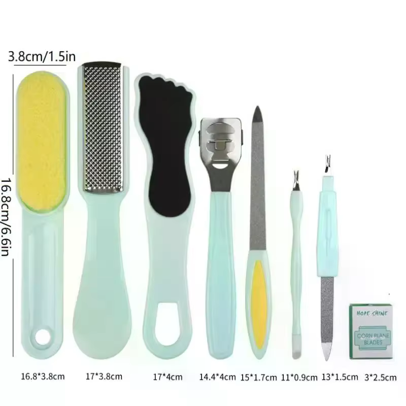 Kit de pédicure en acier inoxydable