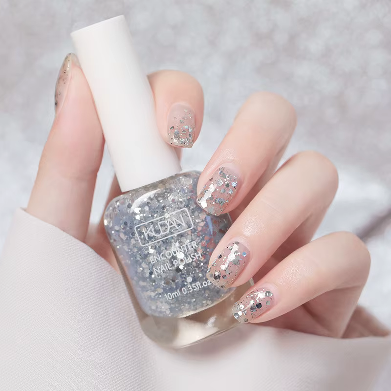 Verhéritage à Ongles Semi-Permanent à Base d'Eau, 40 Couleurs, Sans Cuisson, Déchirable, vaccage Rapide, Pas Facile à Décolorer, 10ml
